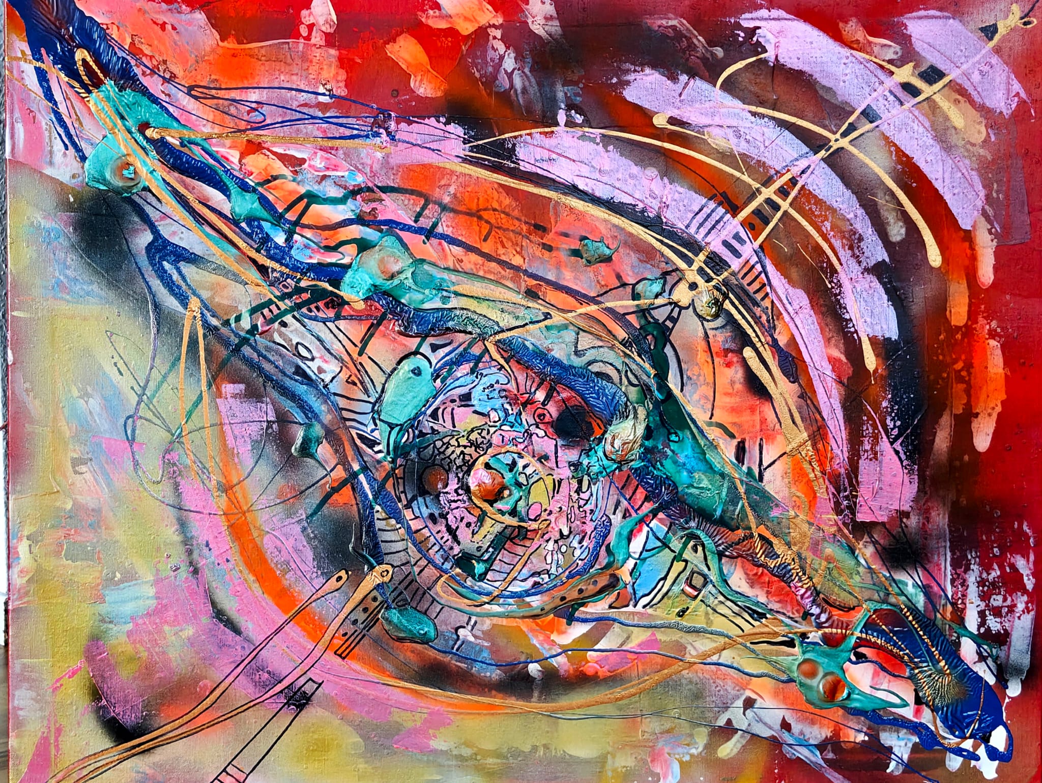 Volker Rauh · Künstler Köln · 100 × 80 cm · 2024–2026